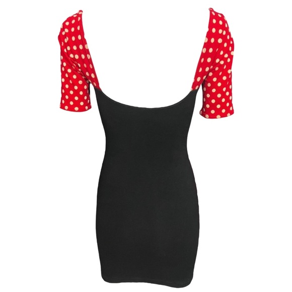 1980’s Moschino Mare Vintage Minnie Mouse Knit Mini Dress - Picture 4 of 6